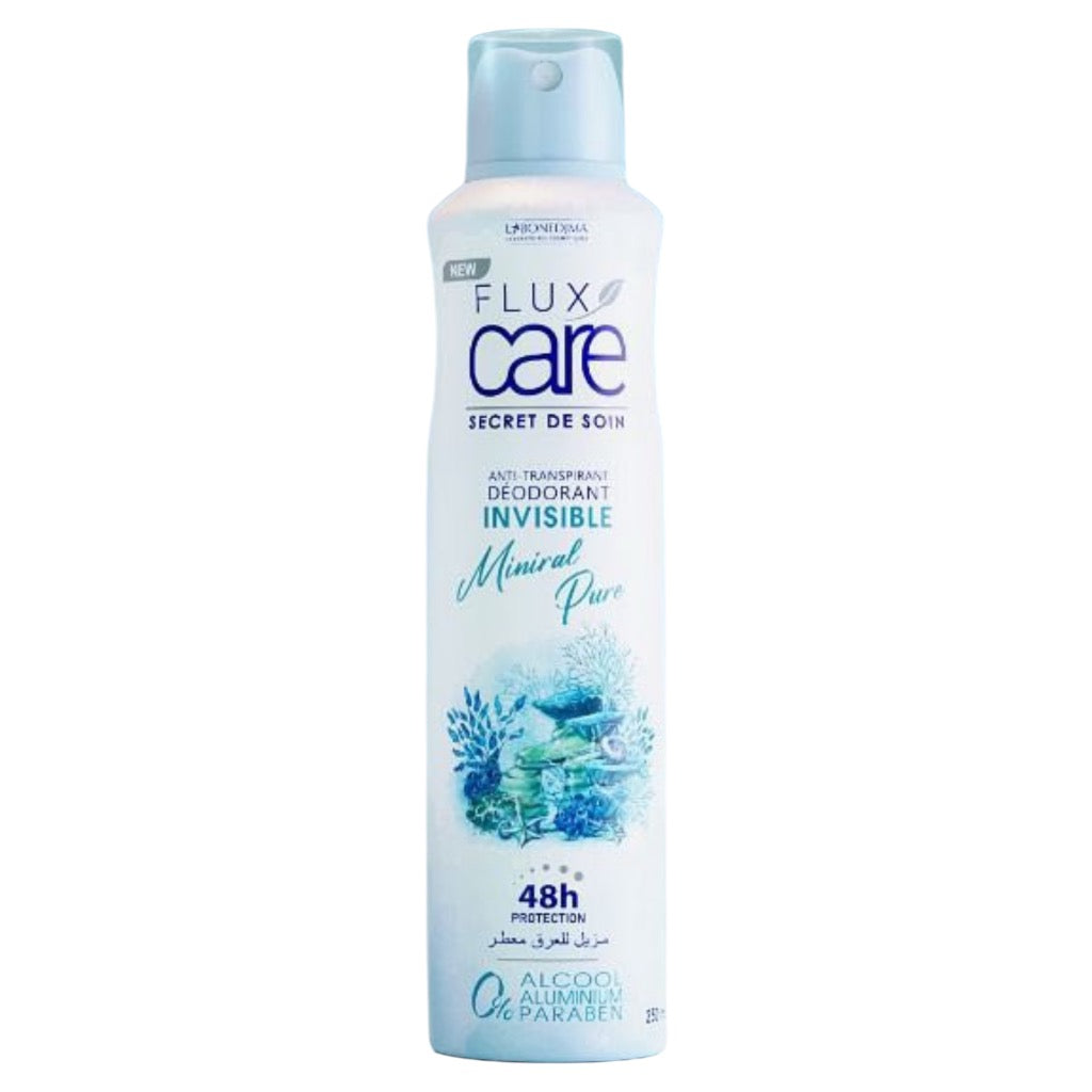 Flux Care Anti-Transpirant Déodorant Miniral Pure 48h Protection