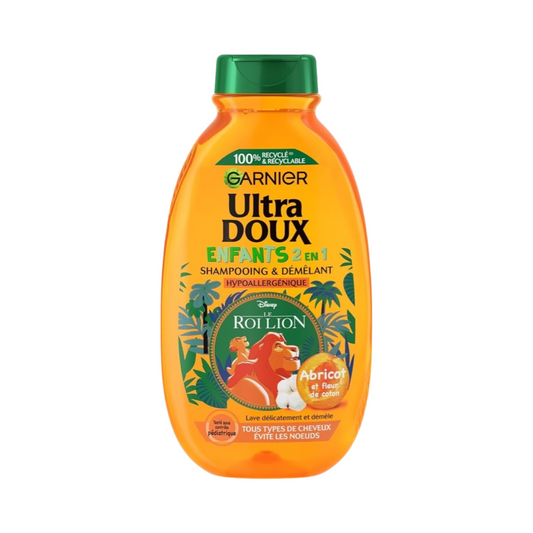 Garnier Ultra Doux Disney Roi Lion Shampooing Démêlant abricot kids