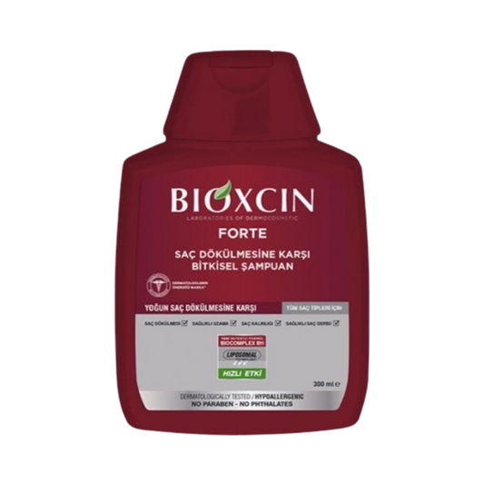 Bioxcin Shampooing pour la perte de cheveux forte - pour femme et homme