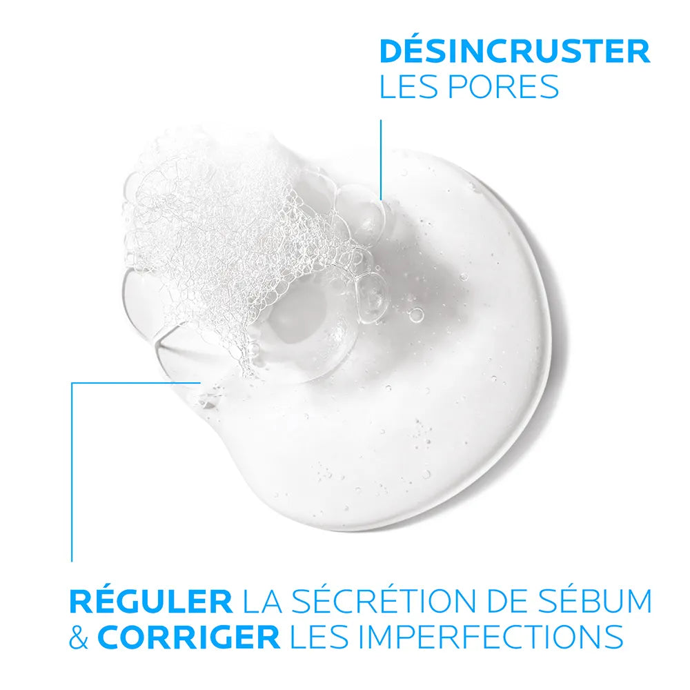 جل التنظيف إيفاكلار المضاد للشوائب من لاروش بوزيه مع حمض الساليسيليك