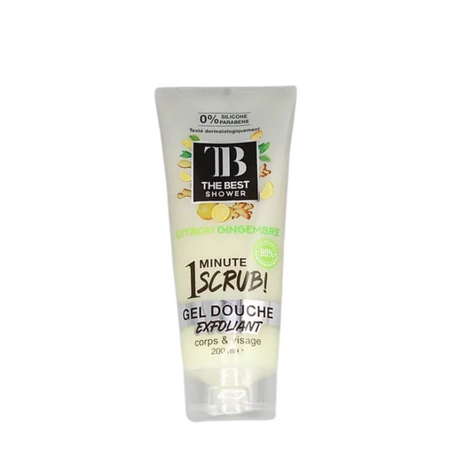 The Best Gel Douche Citron Gingembre 1 Minute Scrub Exfoliant