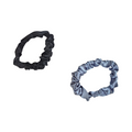 Chouchous Élastique Imitation Soie Multicolore 2Pcs