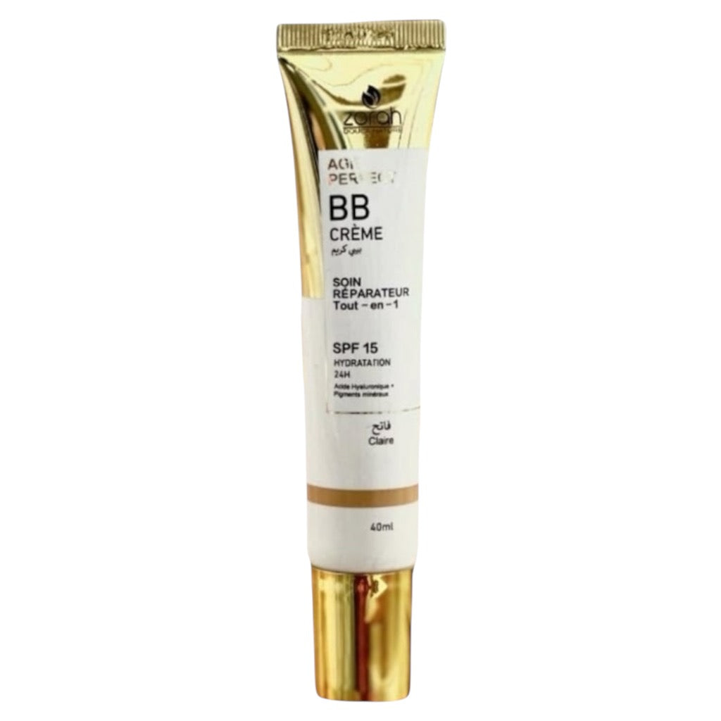 Zorah Âge Perfect Bb Créme Soin Réparateur Tout-En-1 Spf 15 Hydratation 24H Claire