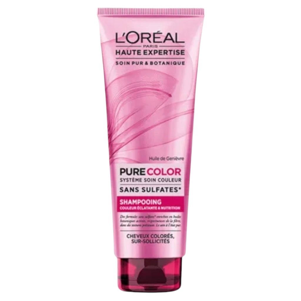 L'oréal Paris Haute Expertise Soin Pur & Botanique Pure Color Syste Soin Couleur Sans Sulfates Shampoing