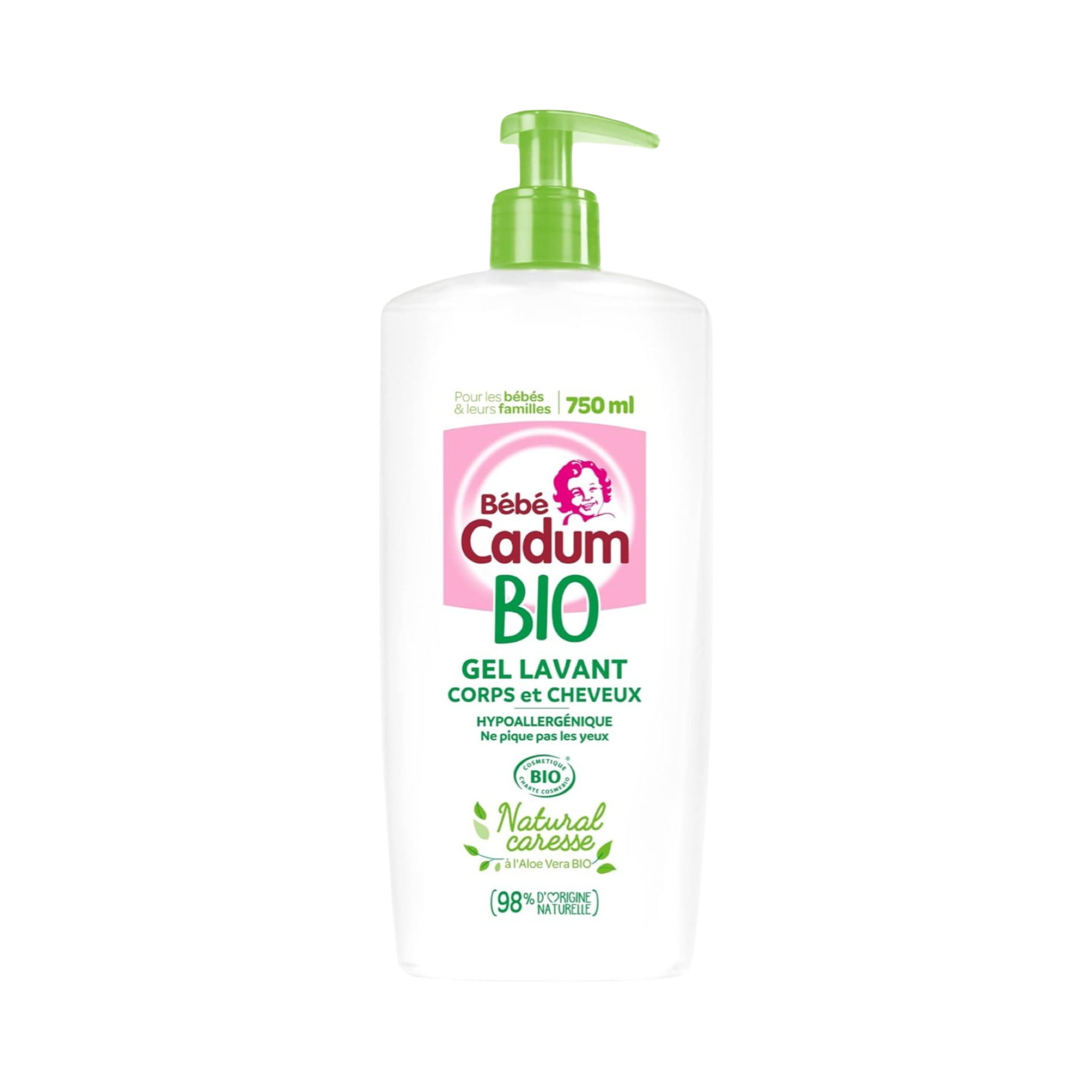 غسول الجسم والشعر العضوي الطبيعي من كادوم