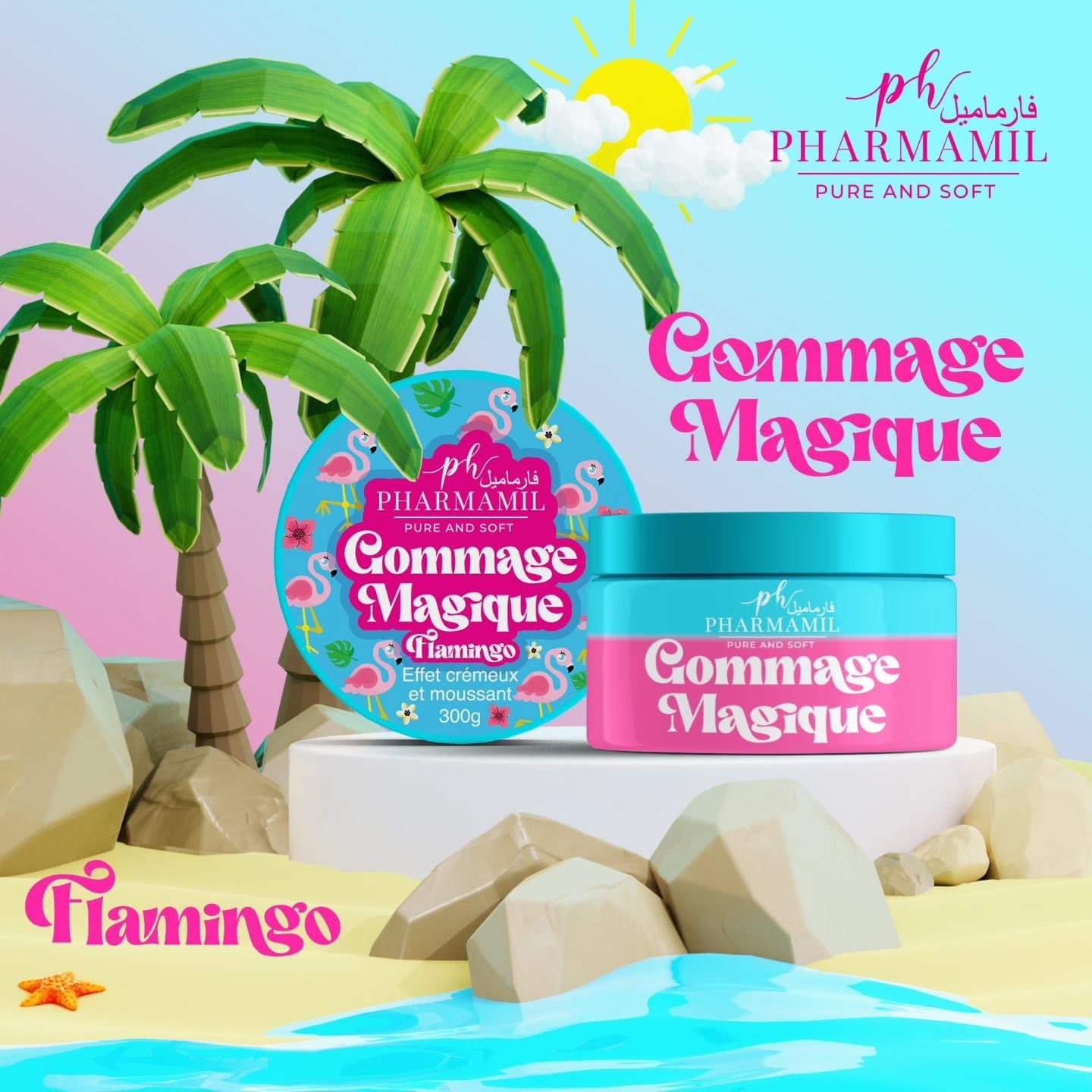 Pharmamil Gommage Magique Flamingo