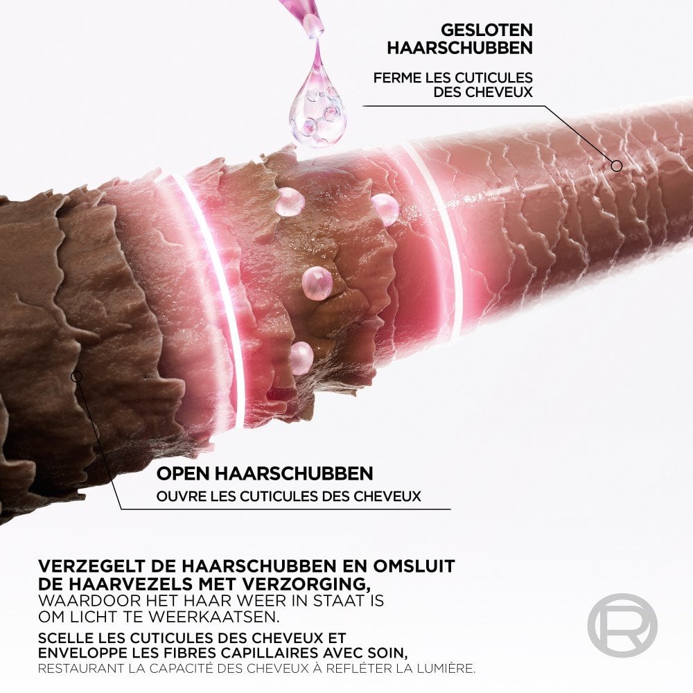 ملمع الشعر إلسيف جليكوليك لفك تشابك الشعر