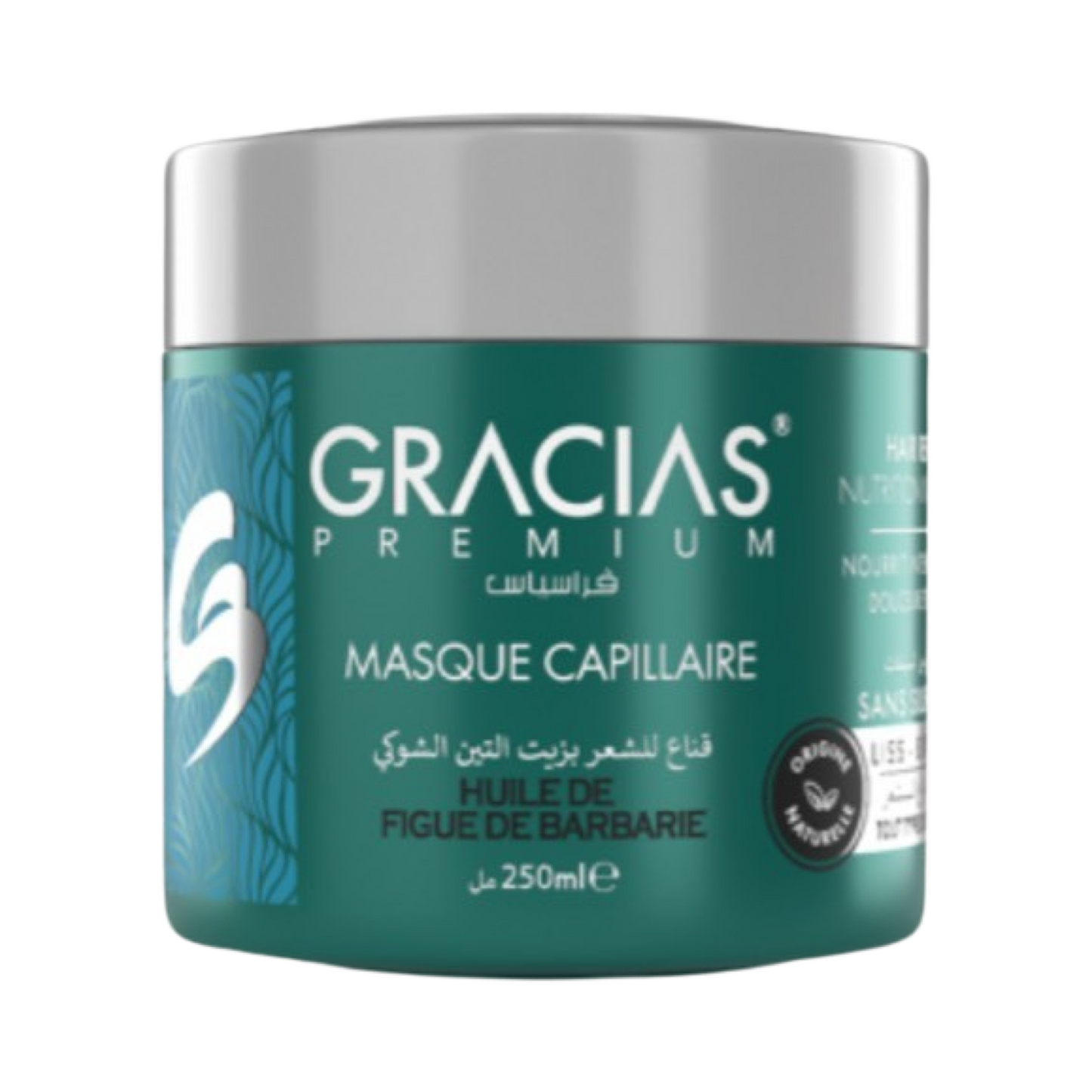 Gracias Masque capillaire à l'huile de figue de Barbarie