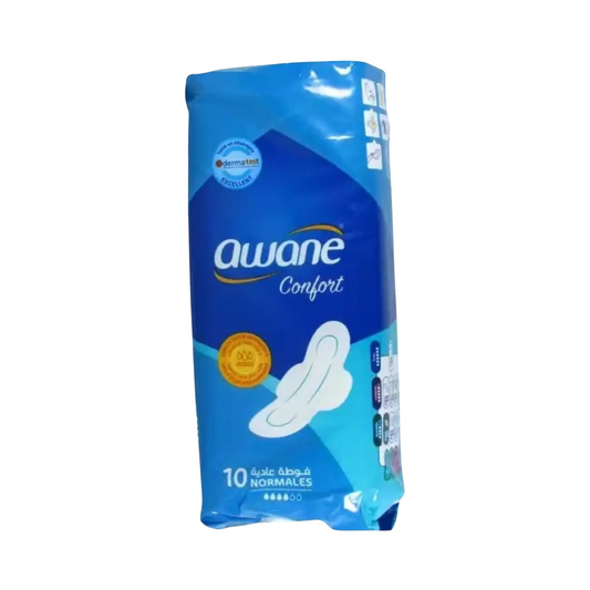 Awane Confort Serviette Hygiénique Normale X10