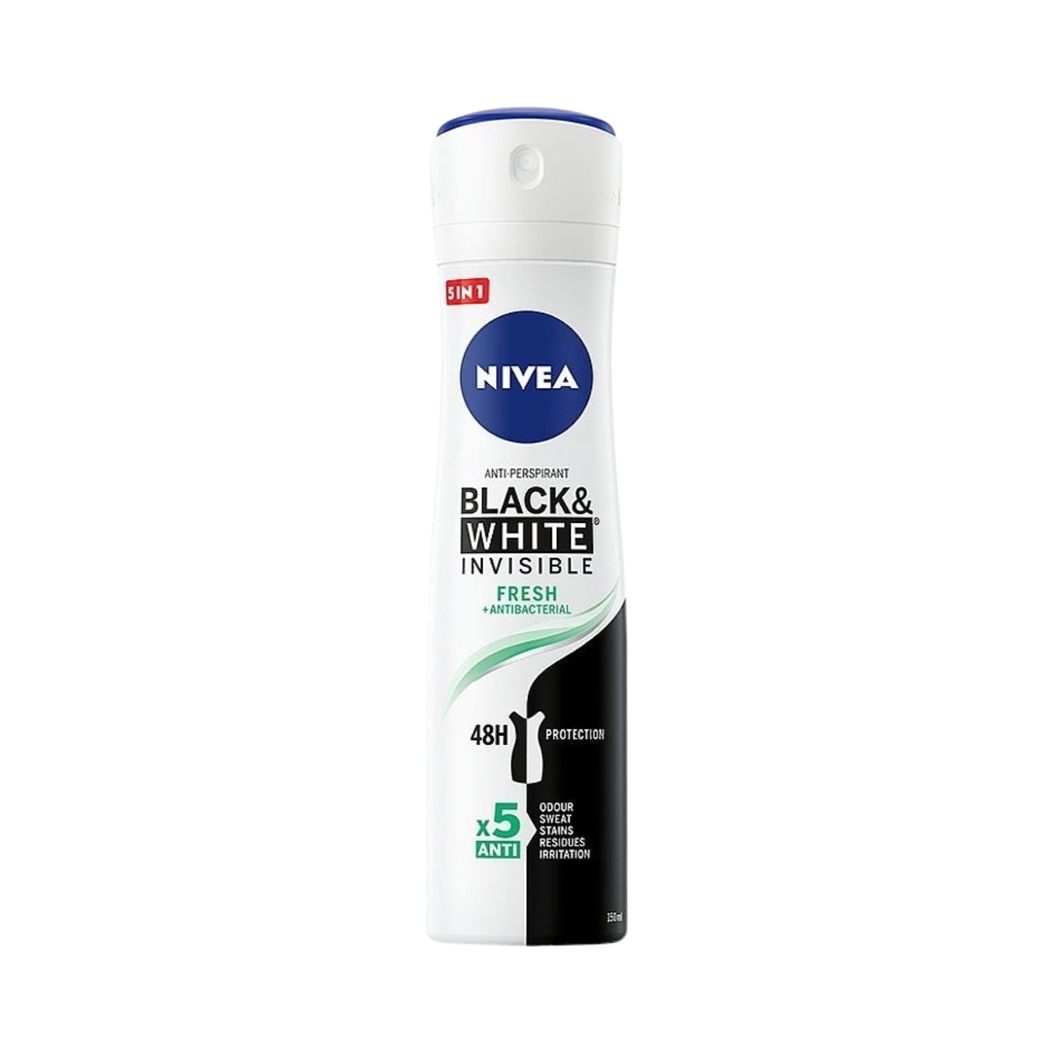 Nivea Déodorant Femme Black & White Invisible Pure Anti-Transpirant 48H