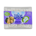 Coty’Lys Family Bâtonnets Ouatés (100% Coton) Cotons Tiges 200 Pièces