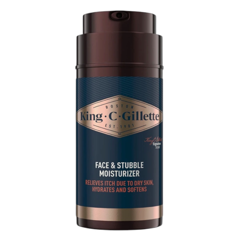 Gillette King C. Face & Stubble Moisturizer Crème Hydratante Visage Et Barbe Pour Homme