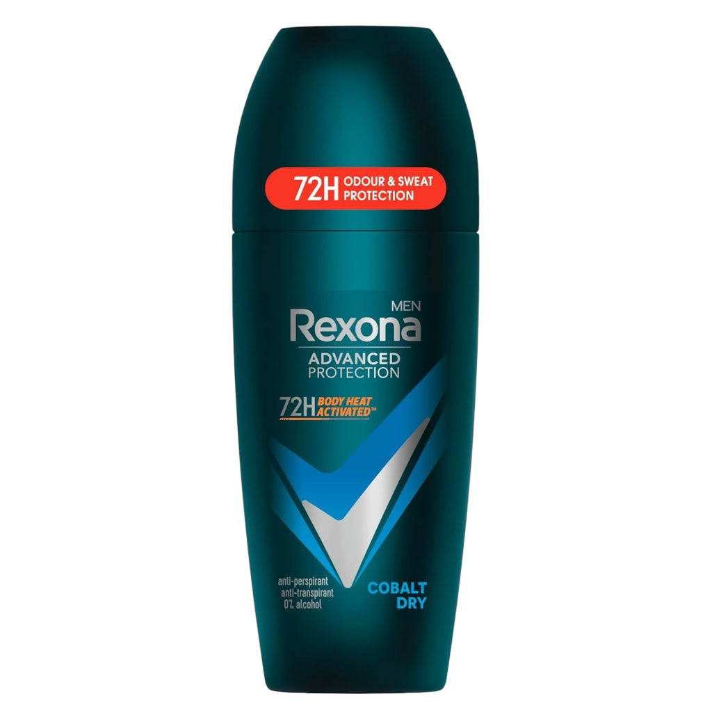 Rexona Men Déodorant Homme Cobalt Dry Bille Anti-Transpirant Advanced Protection 72H