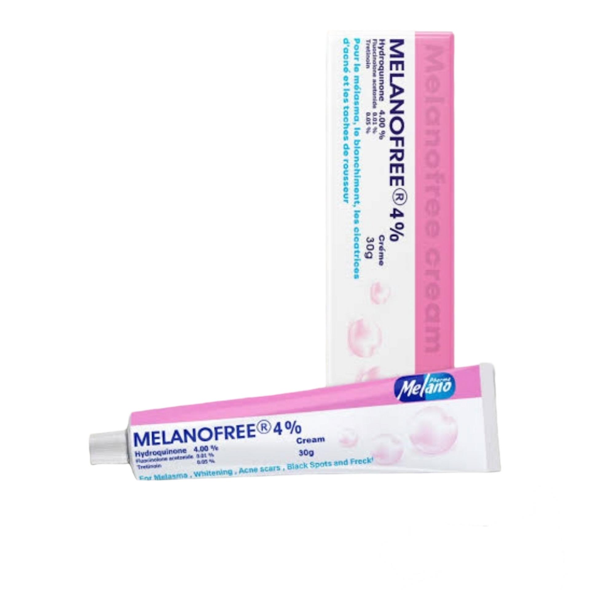 Crème éclaircissante Melano Free 500ml - Hydratante Corps Entier - FPS 7 - Anti-imperfections