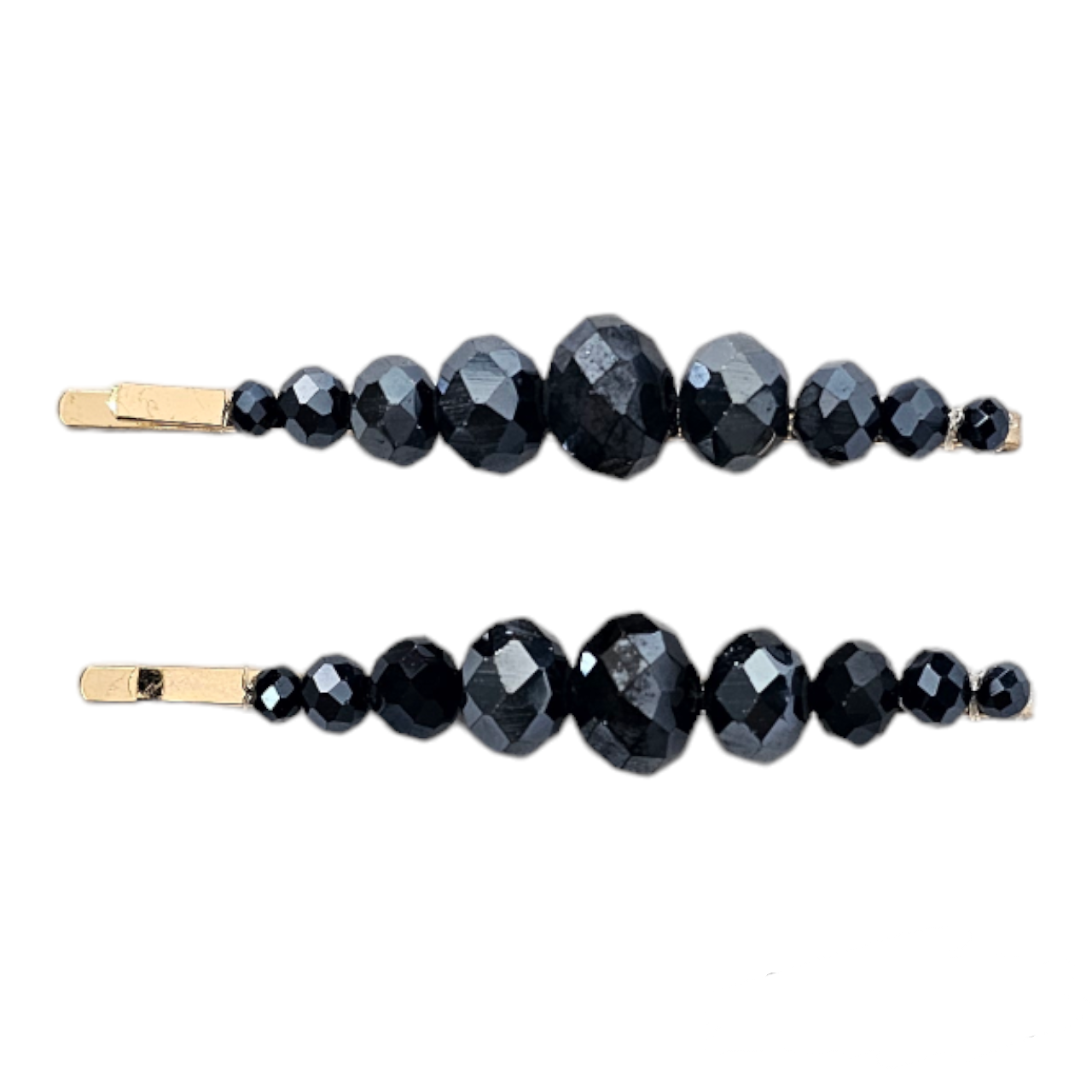 مشابك شعر أساسية لامعة، للنساء والفتيات، زينة حفلات مدرسية غير رسمية، قطعتان