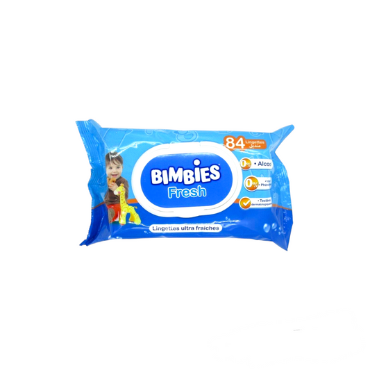 Bimbies Fresh Lingerres ultra fraîches 84 lingettes