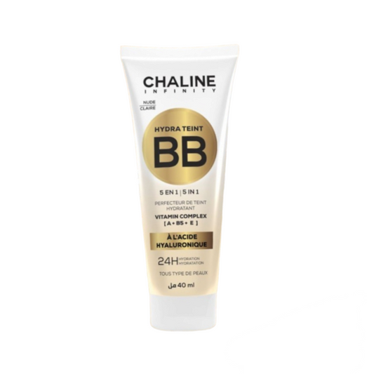 Chaline Hydra teint BB 5En1 perfecteur Hydratant vitamin Complex A+B5+E ÀL'cide hyaluronique 24h