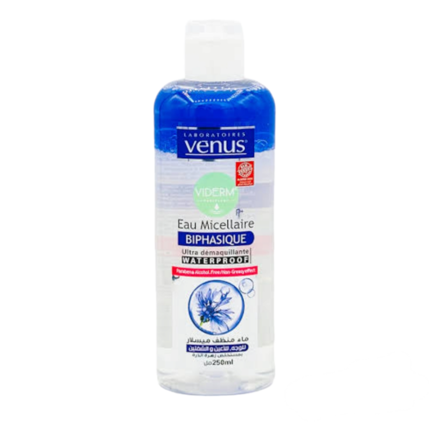 Venus Viderm Eau Micellaire Biphasique Ultra démaquillante Waterproof