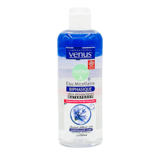 Venus Viderm Eau Micellaire Biphasique Ultra démaquillante Waterproof