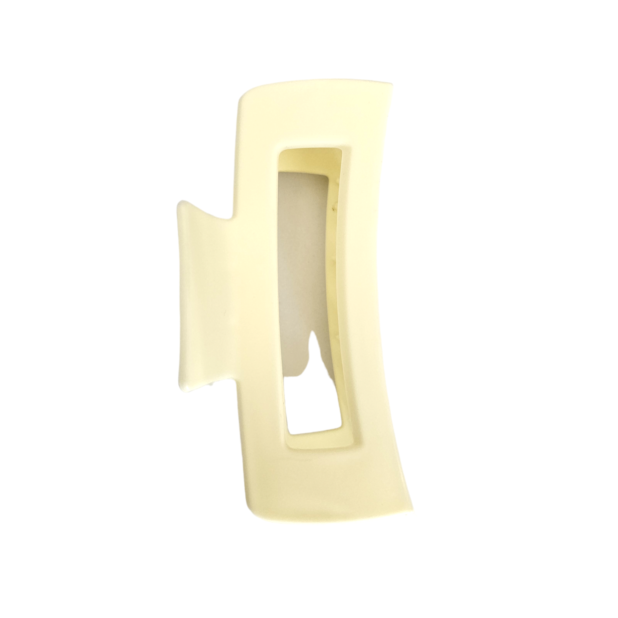 مشابك شعر مربعة غير لامعة كبيرة الحجم، قطعة واحدة، غير قابلة للانزلاق، ثبات قوي