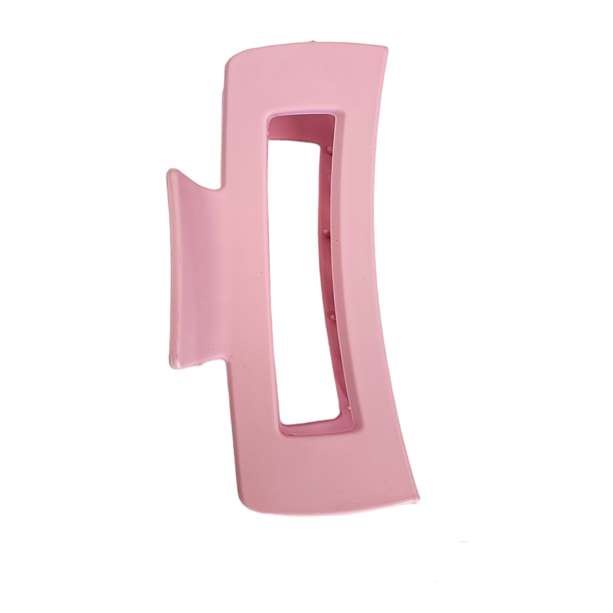 مشابك شعر مربعة غير لامعة كبيرة الحجم، قطعة واحدة، غير قابلة للانزلاق، ثبات قوي