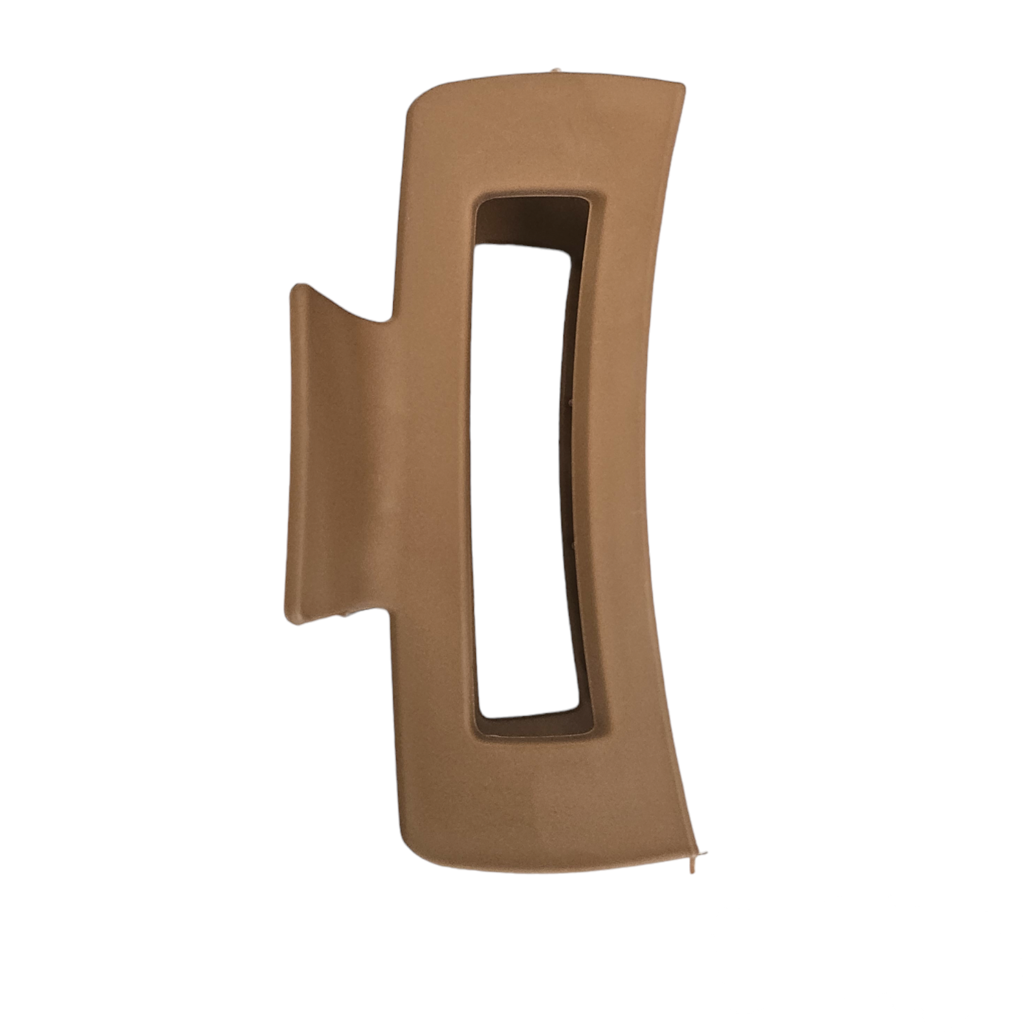 مشابك شعر مربعة غير لامعة كبيرة الحجم، قطعة واحدة، غير قابلة للانزلاق، ثبات قوي