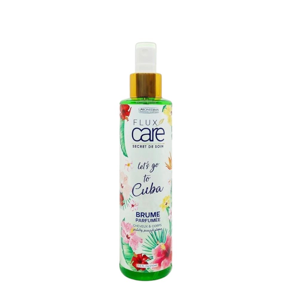 Flux Care Secret De Soin Let’S Go To Cuba Brume Parfumée Cheveux Corps