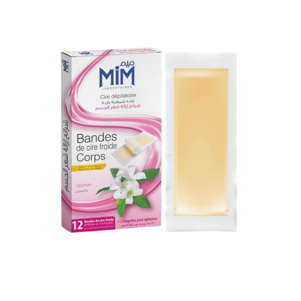 شرائح شمع الياسمين الباردة لإزالة شعر الجسم - ١٢ شريحة