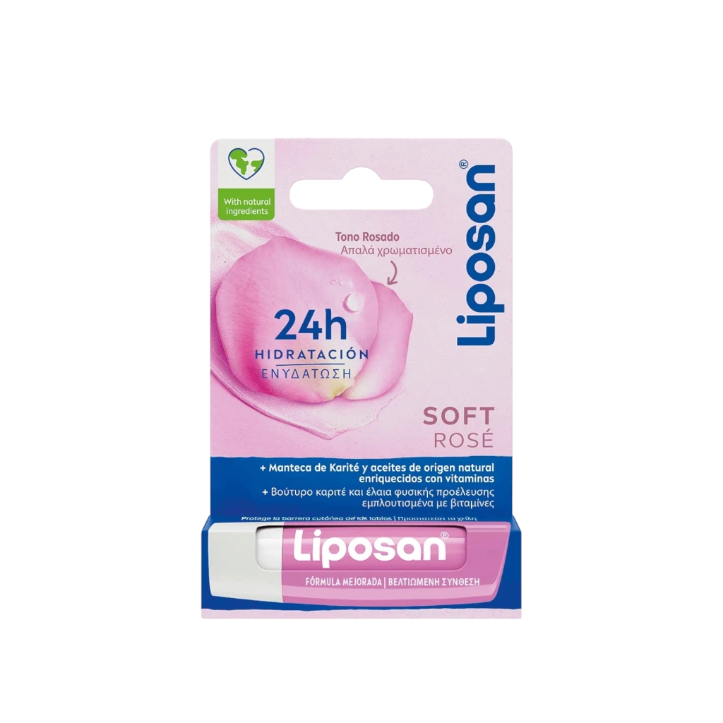 مرطب شفاه ليبوسان سوفت روزيه ترطيب يدوم 24 ساعة
