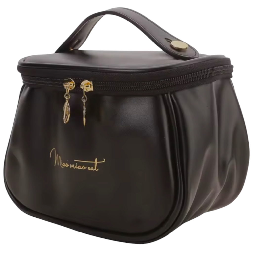 Trousse De Maquillage En Pu Pour Femme, Trousse De Toilette