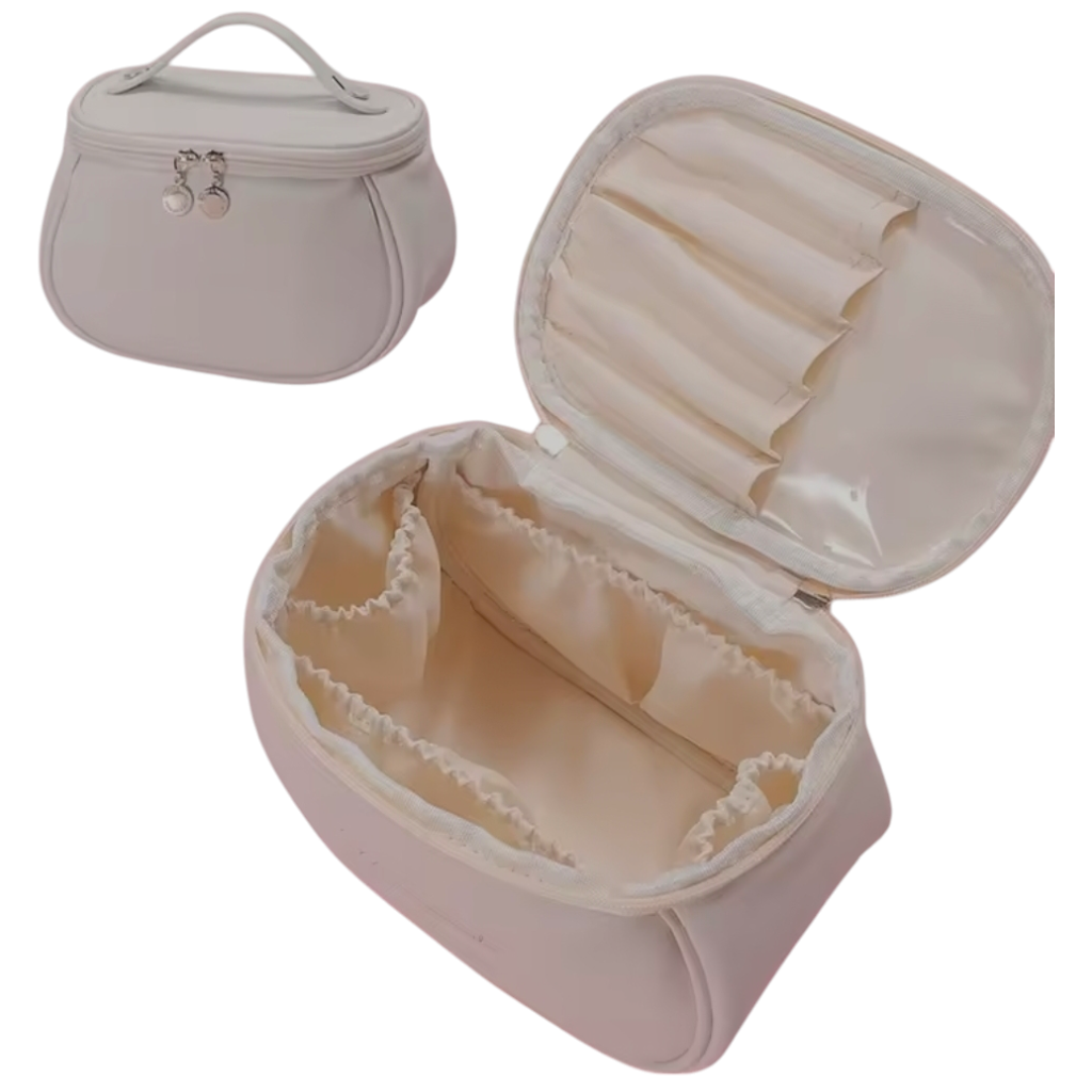 Trousse De Maquillage En Pu Pour Femme, Trousse De Toilette