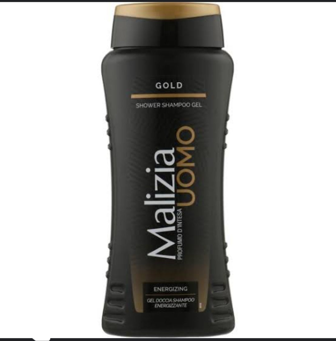 Malizia Uomo Gold Shampooing Gel Douche 250Ml