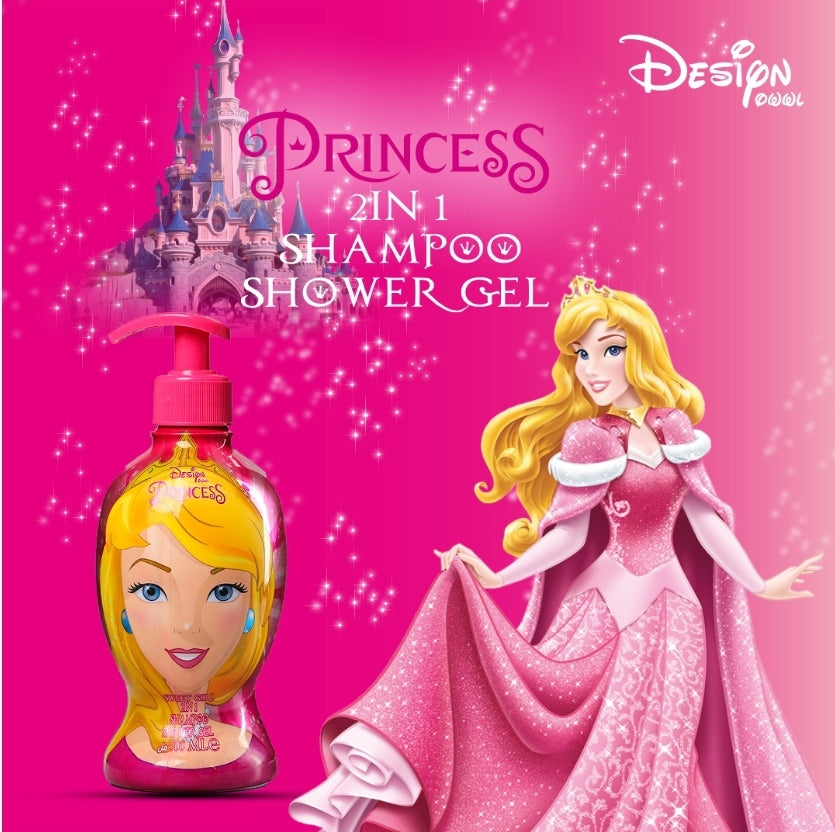 جل استحمام وشامبو فلورا ديزاين برينسيس 2 في 1