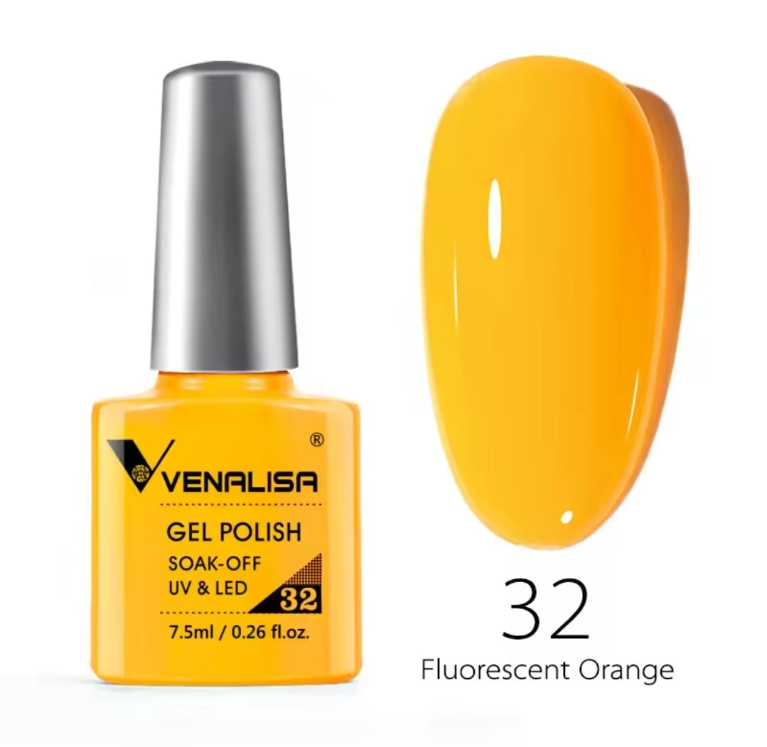 طلاء أظافر Venalisa Vip2 شبه دائم، 60 لونًا، جل UV، قطعة واحدة