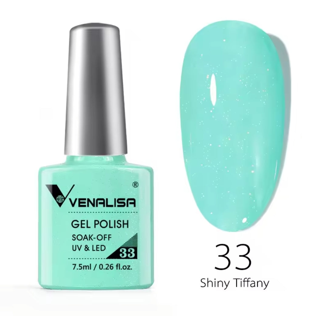طلاء أظافر Venalisa Vip2 شبه دائم، 60 لونًا، جل UV، قطعة واحدة