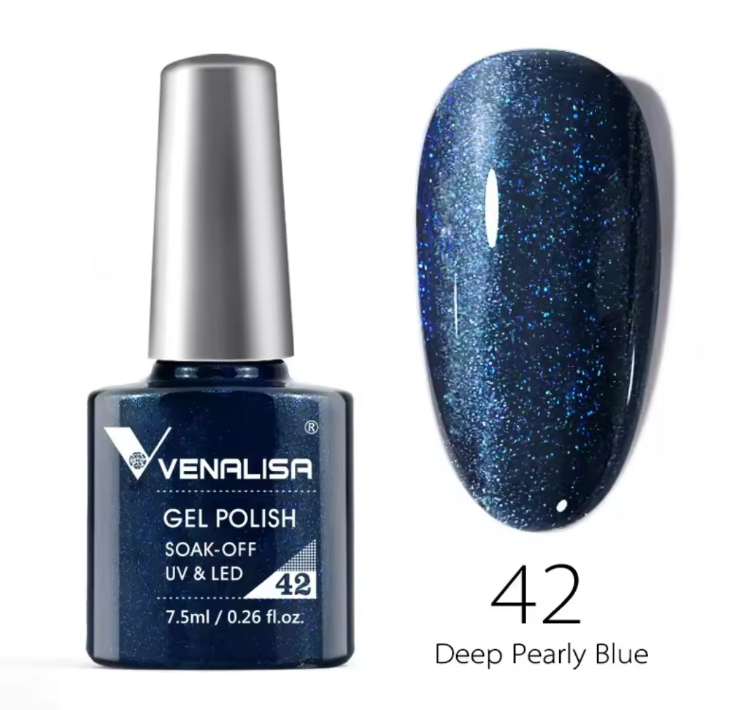 طلاء أظافر Venalisa Vip2 شبه دائم، 60 لونًا، جل UV، قطعة واحدة