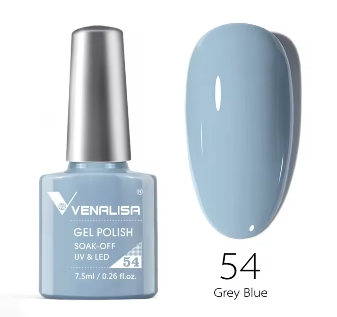 طلاء أظافر Venalisa Vip2 شبه دائم، 60 لونًا، جل UV، قطعة واحدة