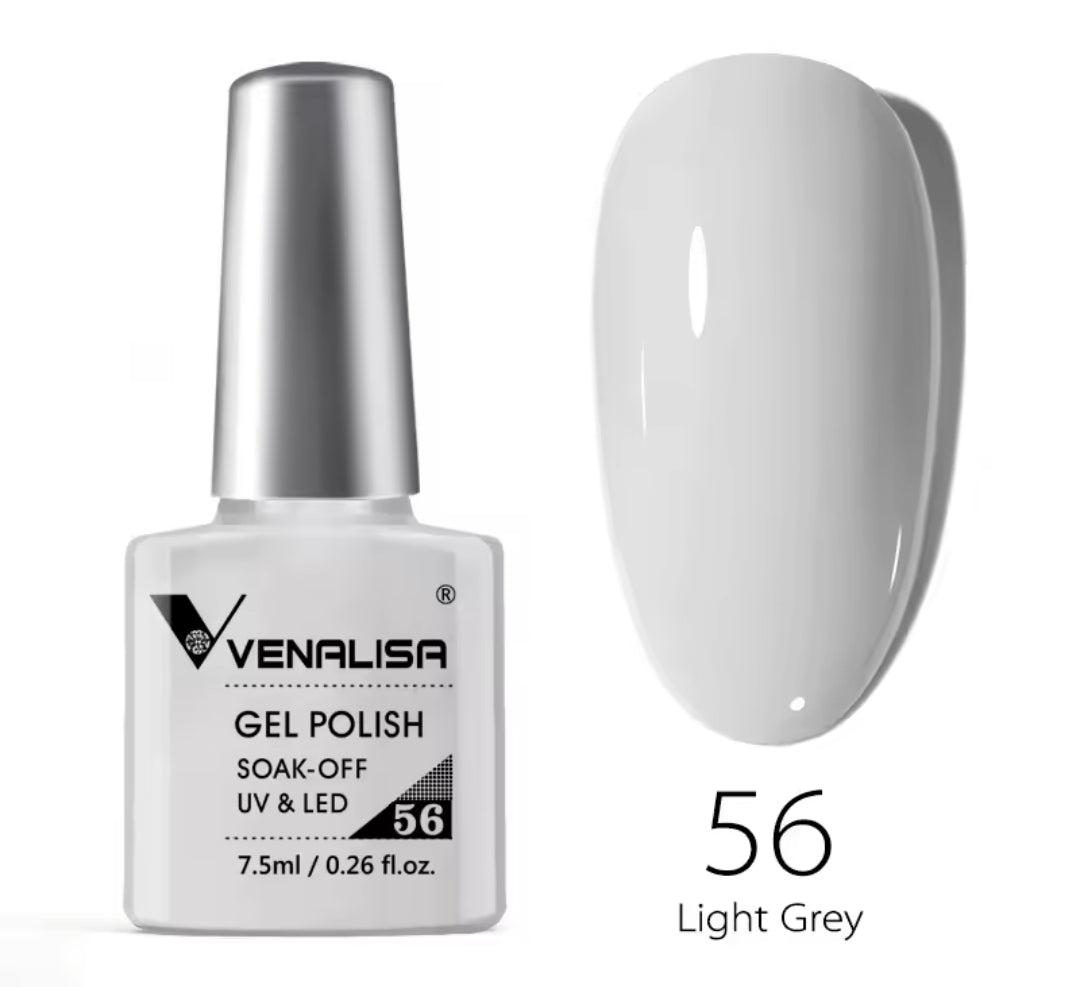 طلاء أظافر Venalisa Vip2 شبه دائم، 60 لونًا، جل UV، قطعة واحدة