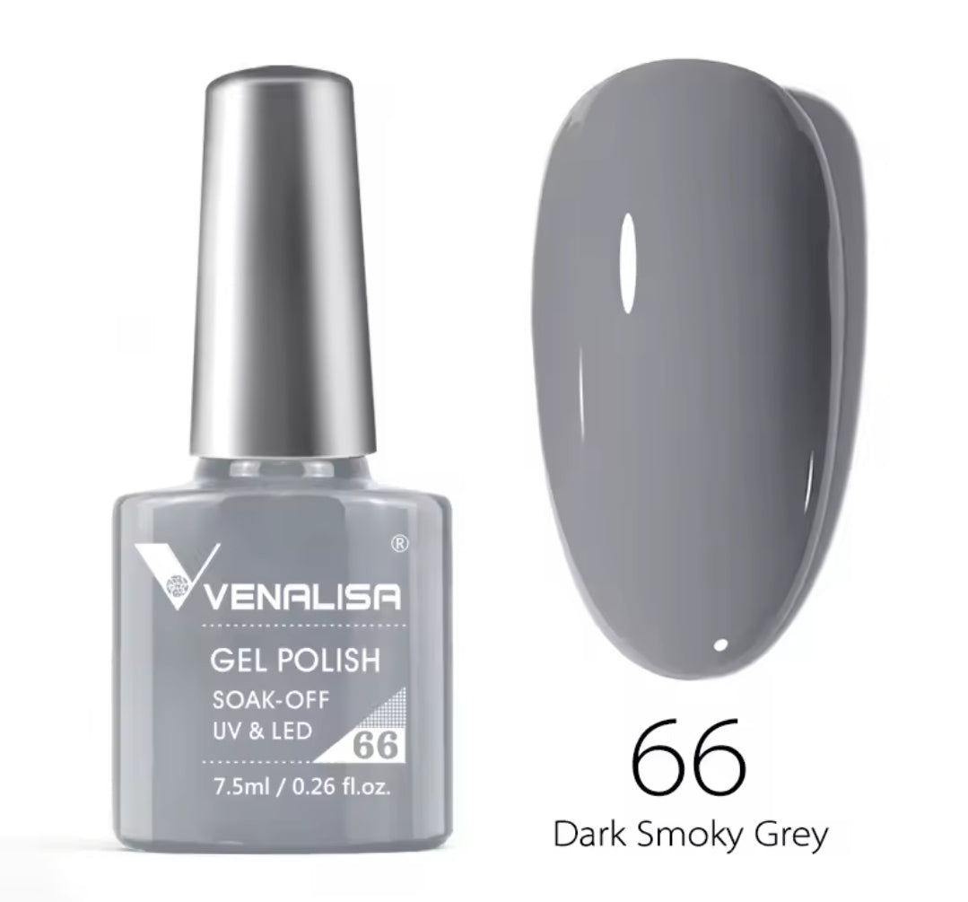 طلاء أظافر Venalisa Vip2 شبه دائم، 60 لونًا، جل UV، قطعة واحدة