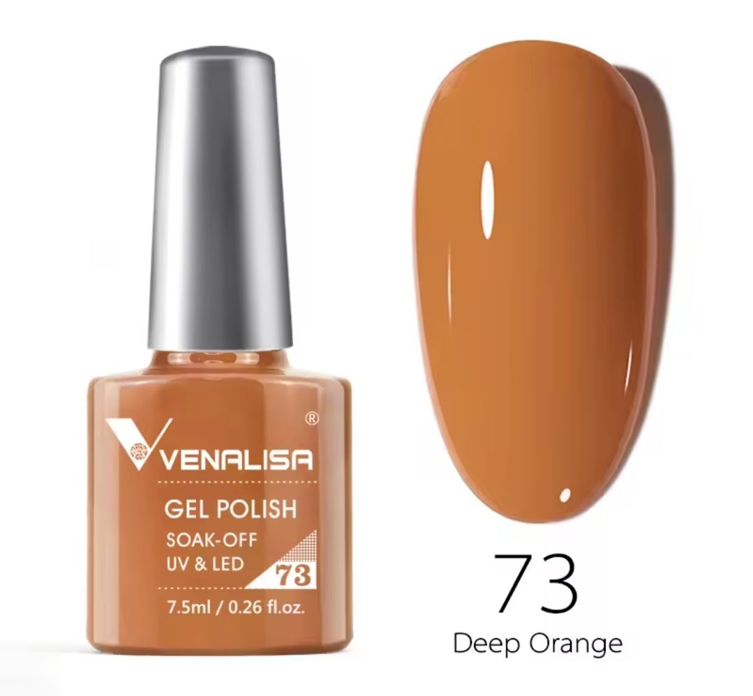 طلاء أظافر Venalisa Vip2 شبه دائم، 60 لونًا، جل UV، قطعة واحدة