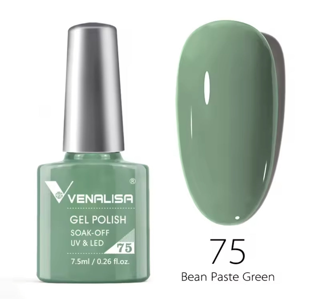 طلاء أظافر Venalisa Vip2 شبه دائم، 60 لونًا، جل UV، قطعة واحدة