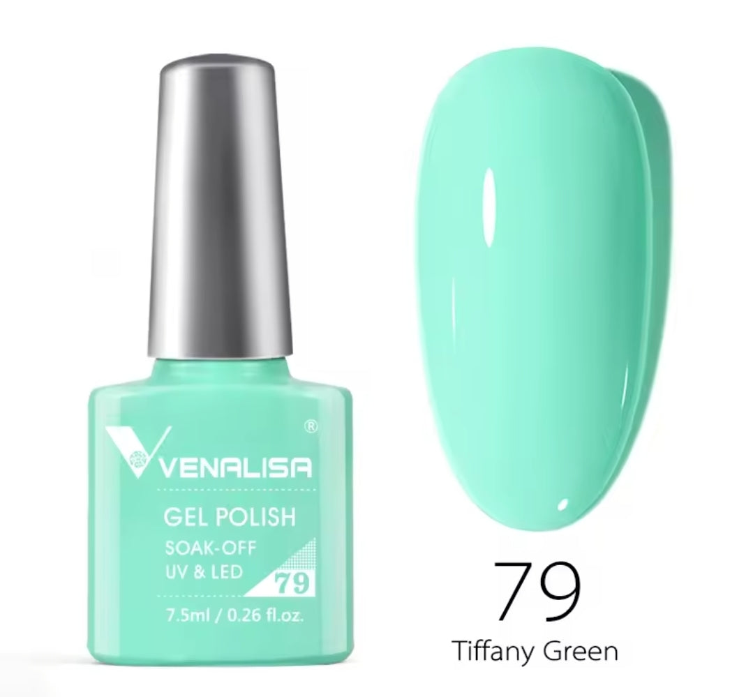 طلاء أظافر Venalisa Vip2 شبه دائم، 60 لونًا، جل UV، قطعة واحدة