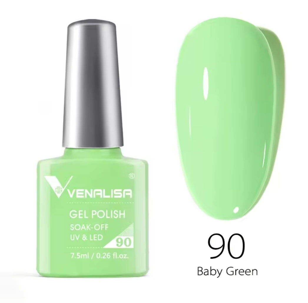 طلاء أظافر Venalisa Vip2 شبه دائم، 60 لونًا، جل UV، قطعة واحدة