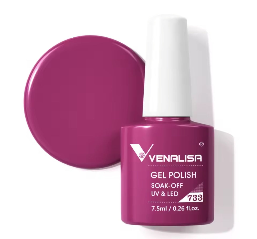 Venalisa Vip3 60 Couleurs Uv Gel Vernis À Ongles Semi-Permanent 1Pc