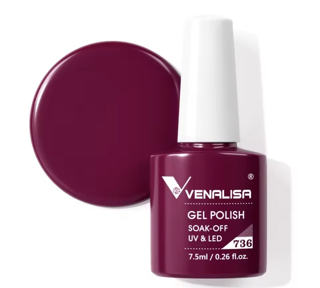 Venalisa Vip3 60 Couleurs Uv Gel Vernis À Ongles Semi-Permanent 1Pc