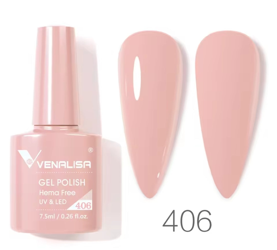 طلاء أظافر Venalisa Vip4 شبه دائم، 60 لونًا، جل UV، قطعة واحدة