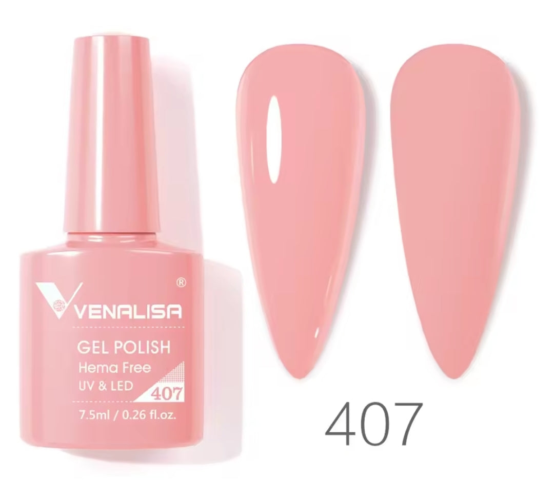 طلاء أظافر Venalisa Vip4 شبه دائم، 60 لونًا، جل UV، قطعة واحدة