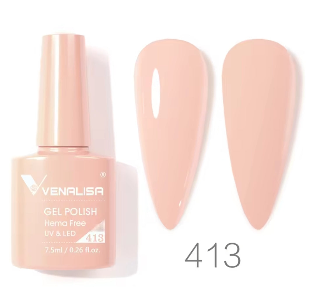 طلاء أظافر Venalisa Vip4 شبه دائم، 60 لونًا، جل UV، قطعة واحدة