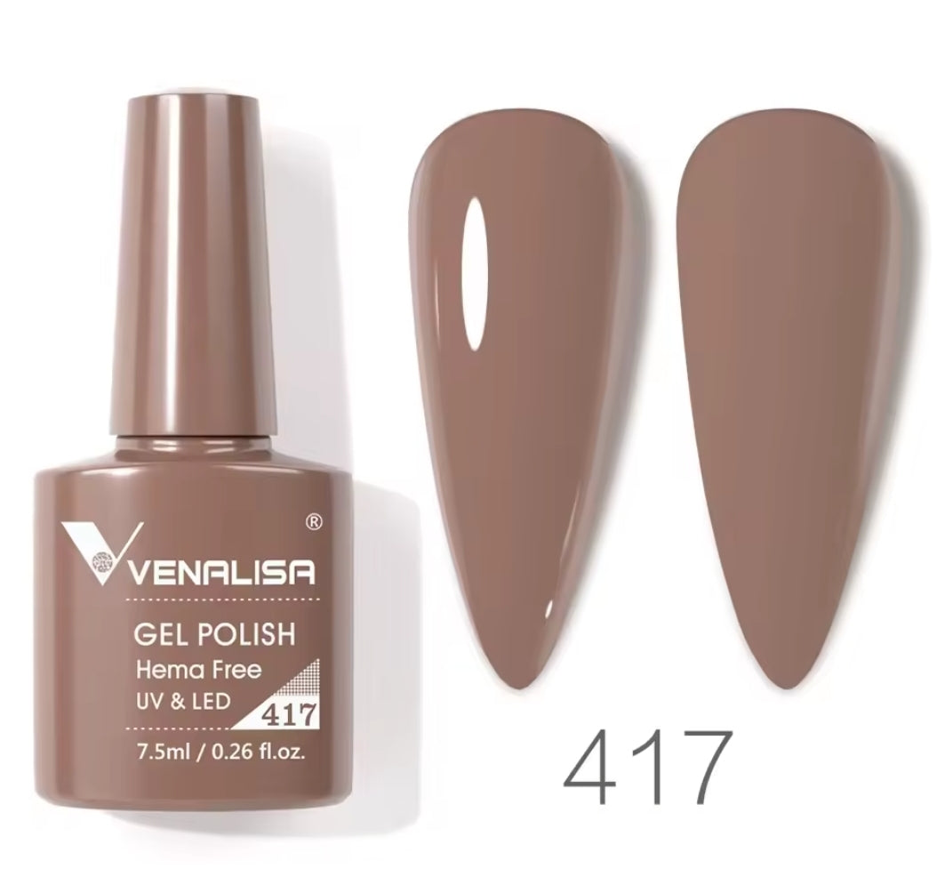 طلاء أظافر Venalisa Vip4 شبه دائم، 60 لونًا، جل UV، قطعة واحدة