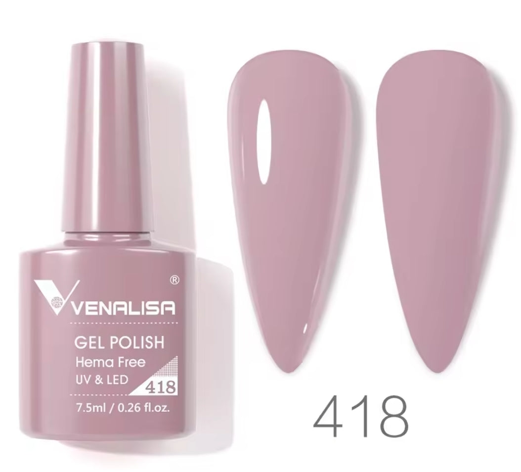 طلاء أظافر Venalisa Vip4 شبه دائم، 60 لونًا، جل UV، قطعة واحدة